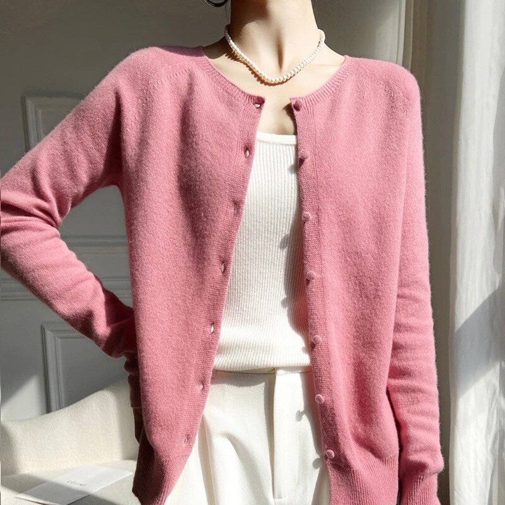 H&M Women's Pink Cardigan